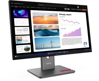 Монитор Lenovo 23.8 ThinkVision P24q-40 черный IPS LED 16:9 HDMI матовая HAS Piv 300cd 178гр/178гр 2560x1440 120Hz DP Quad 2K 1440p USB 5.1кг - фото 8