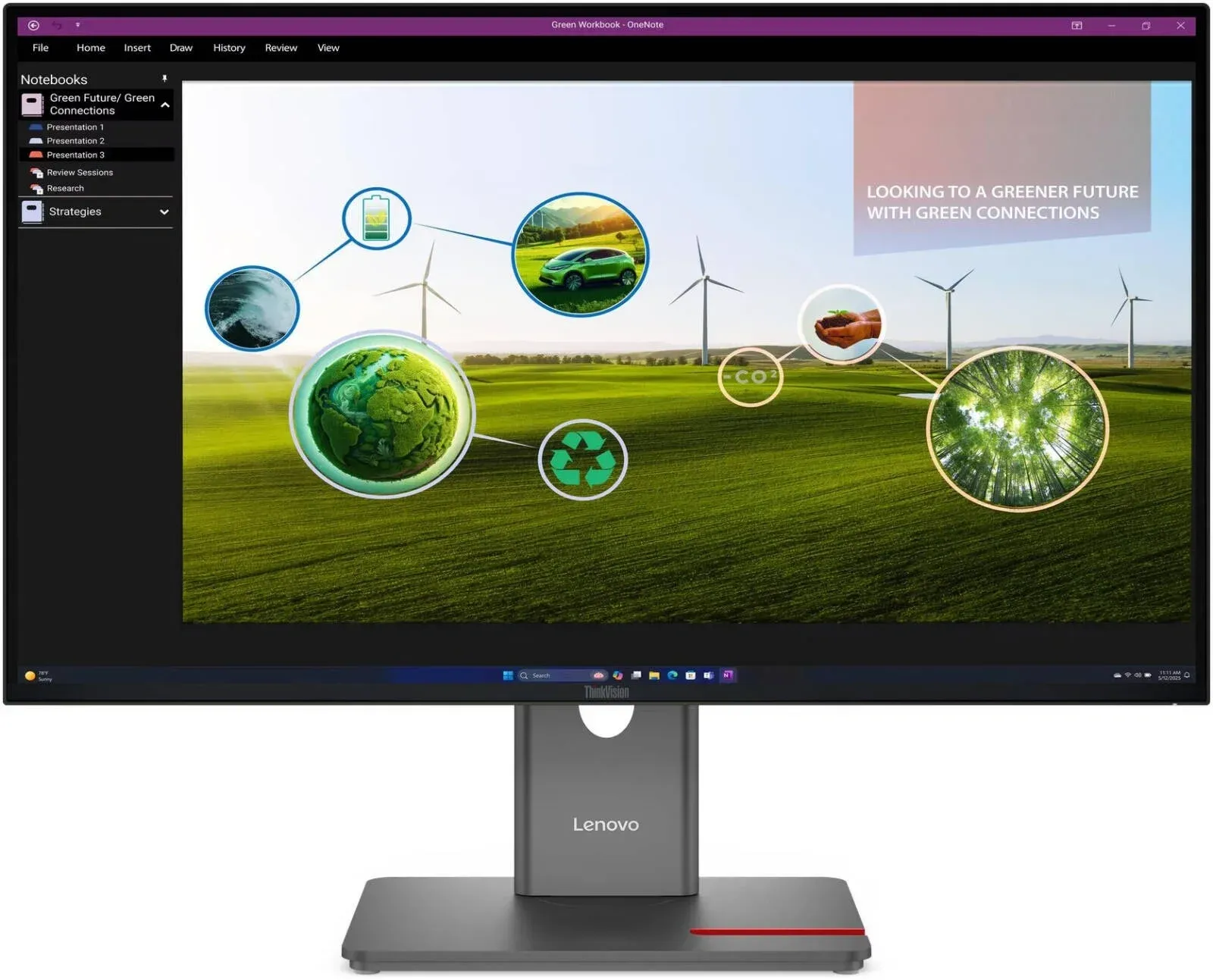 Мониторы ЖК LENOVO P27Q-40 - фото 1