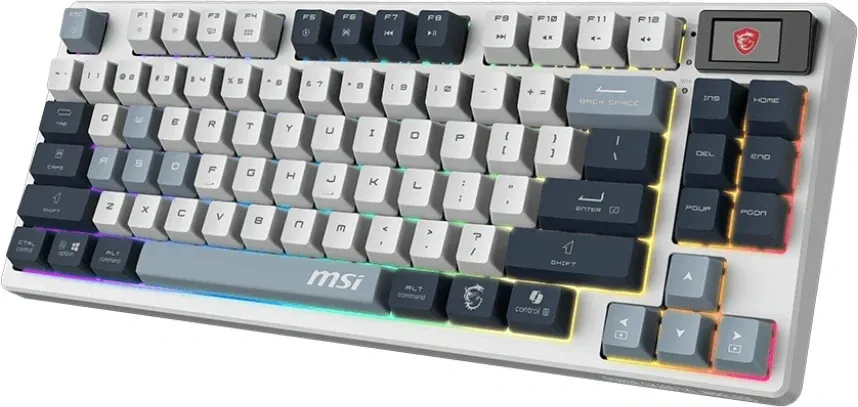 Клавиатуры MSI GK600 белый/синий - фото 1