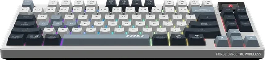 Клавиатуры MSI GK600 белый/синий - фото 2