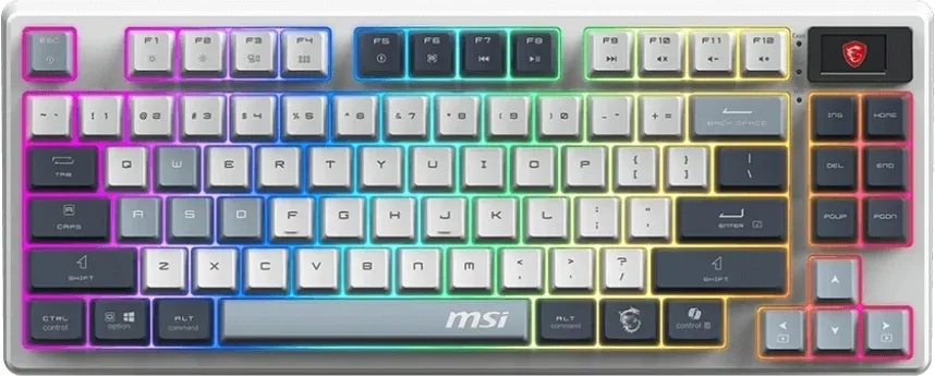 Клавиатуры MSI GK600 белый/синий - фото 3