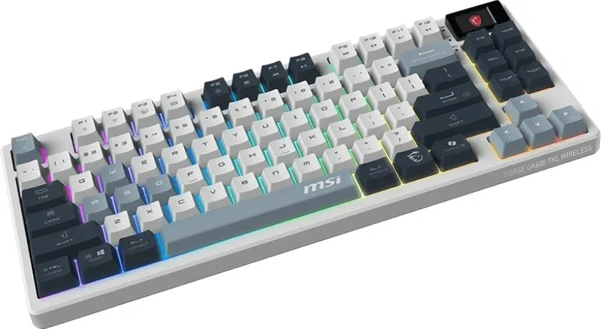 Клавиатуры MSI GK600 белый/синий - фото 4
