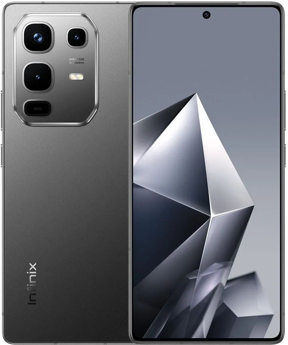 Смартфон Infinix X6858 Note 50 256Gb 8Gb черный моноблок 3G 4G 2Sim 6.78 1080x2436 Android 15 50Mpix 802.11 a/b/g/n/ac NFC GPS GSM900/1800 GSM1900 Protect FM - фото 1