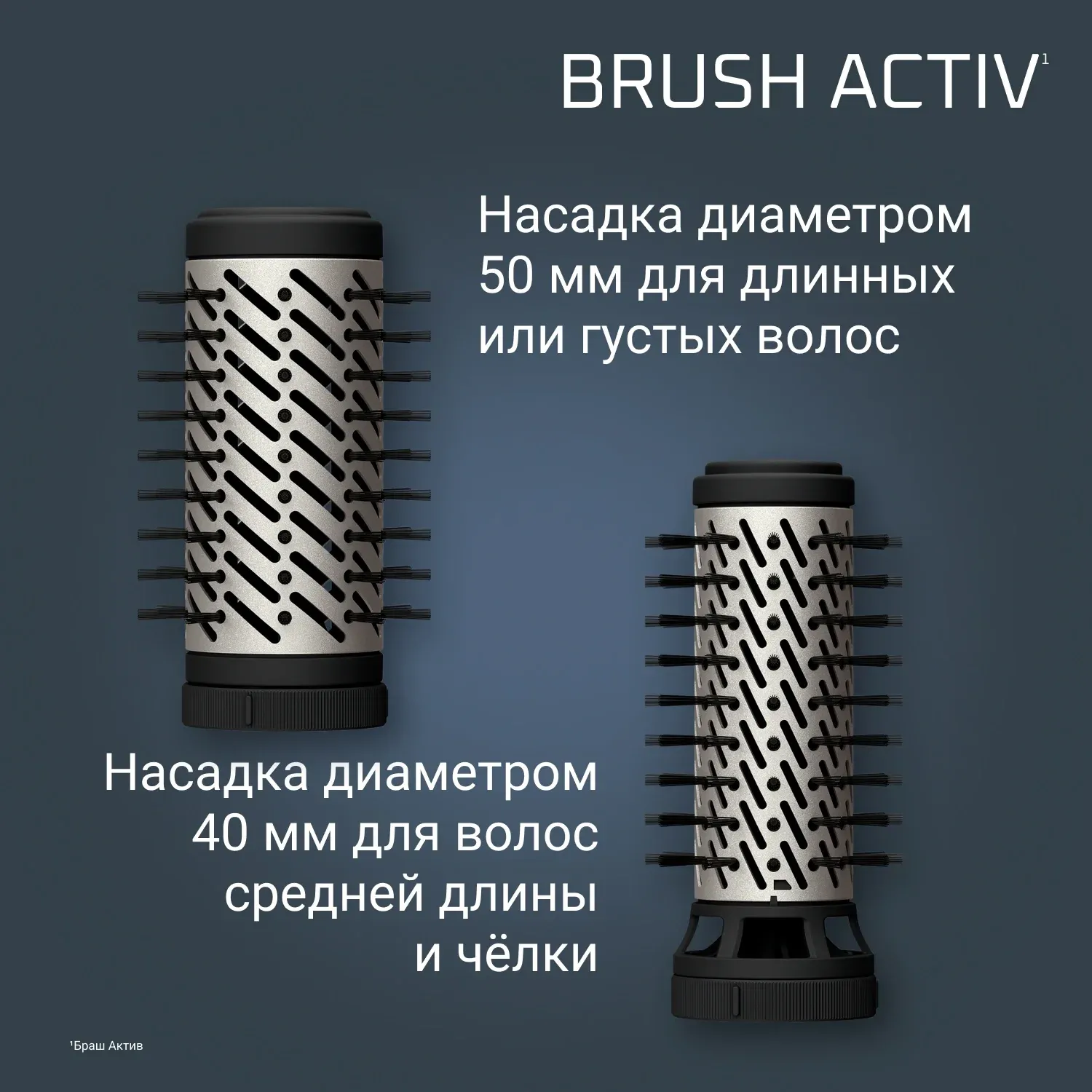 Фен-щетка Rowenta UB9530F0 1000Вт черный/серебристый 1830009250 - фото 4