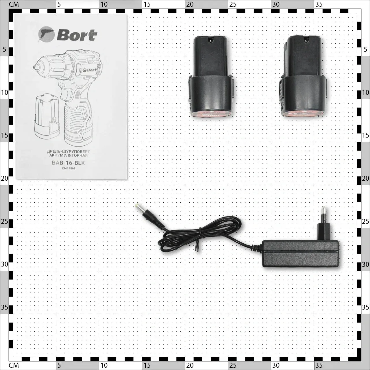 Дрель-шуруповерт Bort BAB-16-BLK аккум. патрон:быстрозажимной кейс в комплекте 93414868 - фото 4