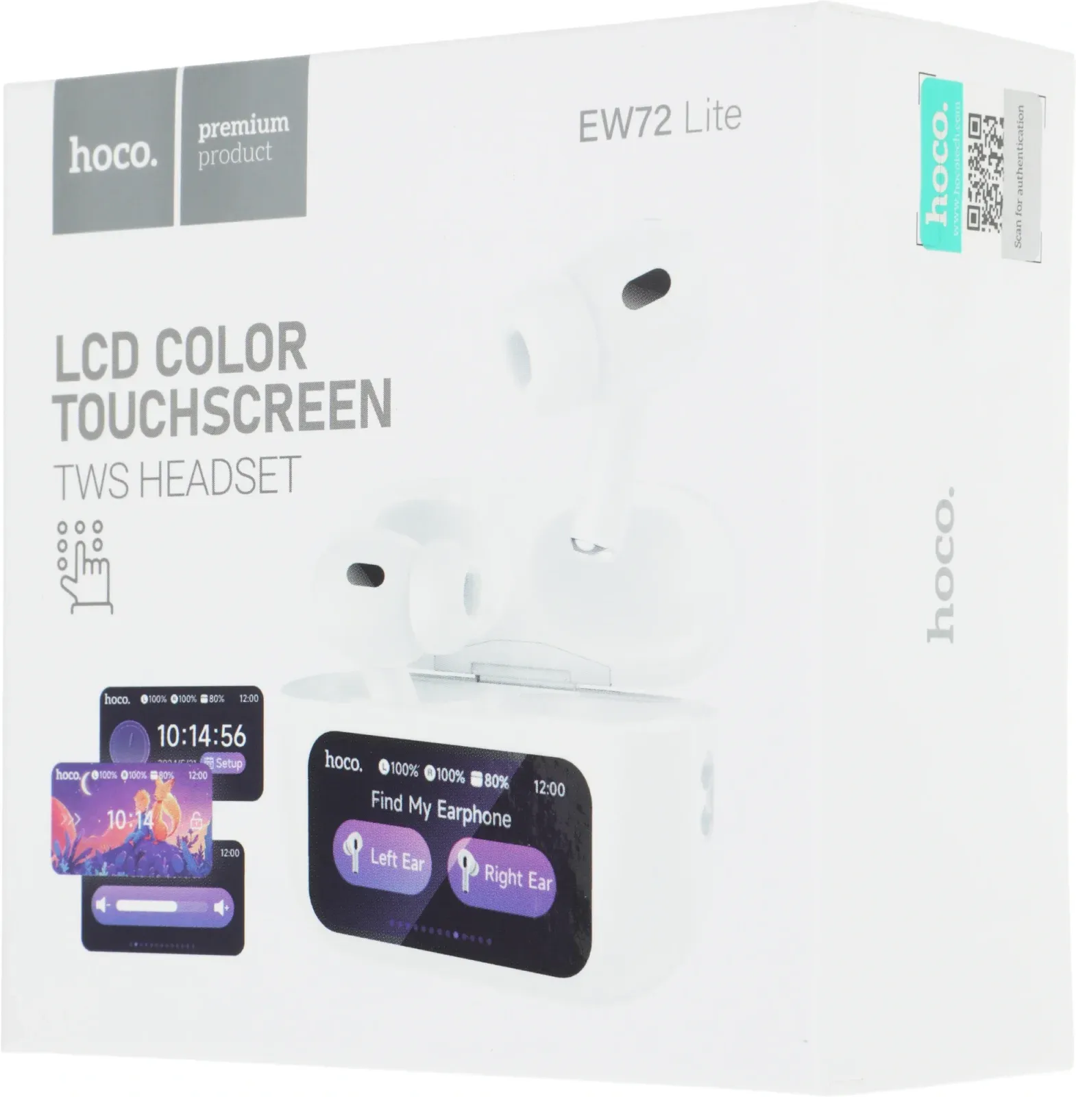 Гарнитура внутриканальные Hoco EW72 Lite белый беспроводные bluetooth в ушной раковине 51004 - фото 7