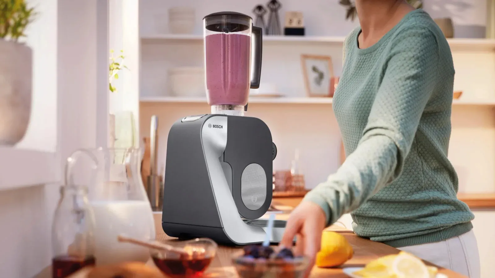 Кухонная машина Bosch MUM58359 1000Вт черный/серый - фото 6