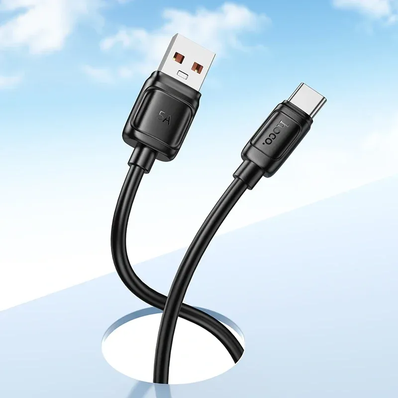 Кабель Hoco X115 51974 USB m-USB Type-C m 1.2м черный