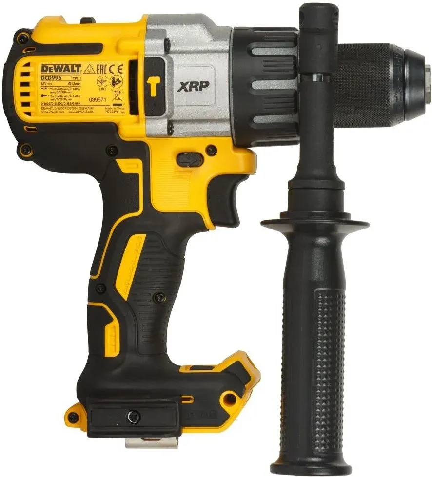 Дрель-шуруповерт DeWalt DCD996NT аккум. патрон:быстрозажимной кейс в комплекте - фото 3