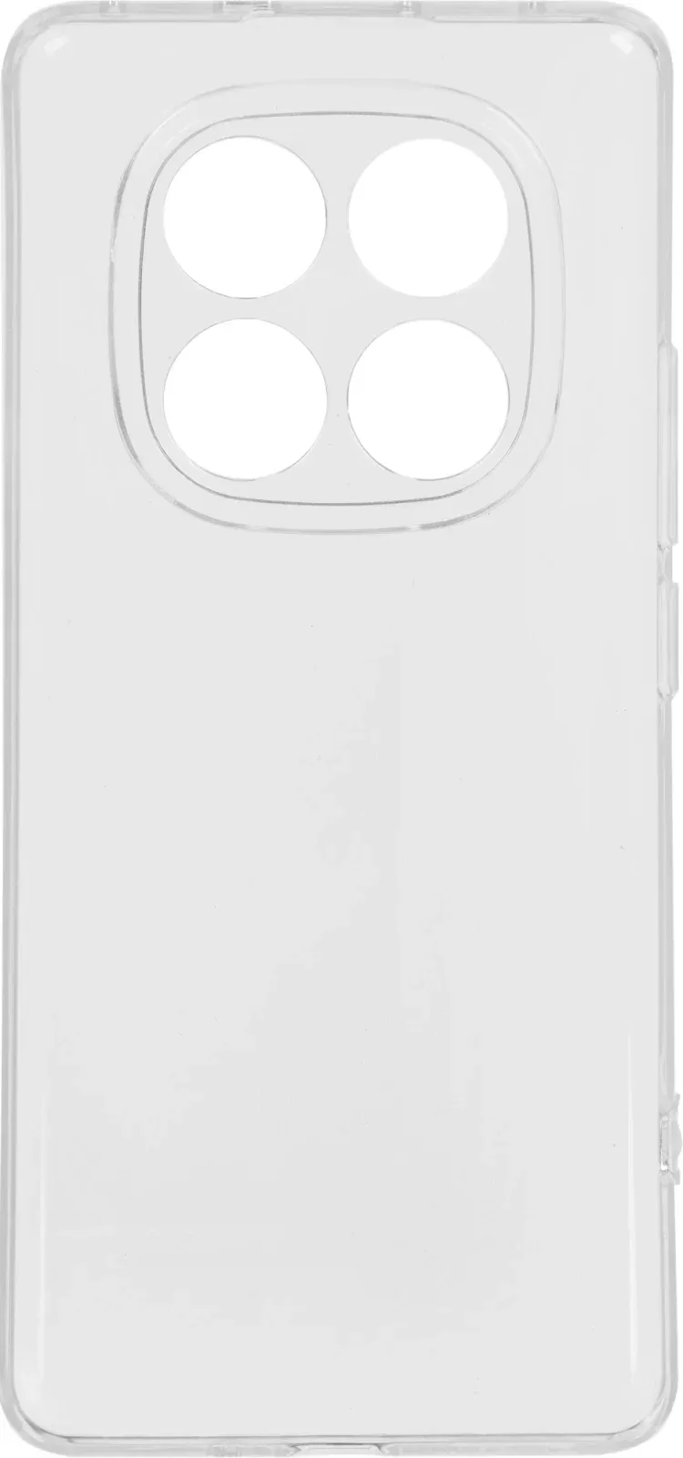 Чехол клип-кейс BoraSCO для Xiaomi Redmi Note 14 Pro 5G/Poco X7 Silicone Case прозрачный 74551 - фото 3