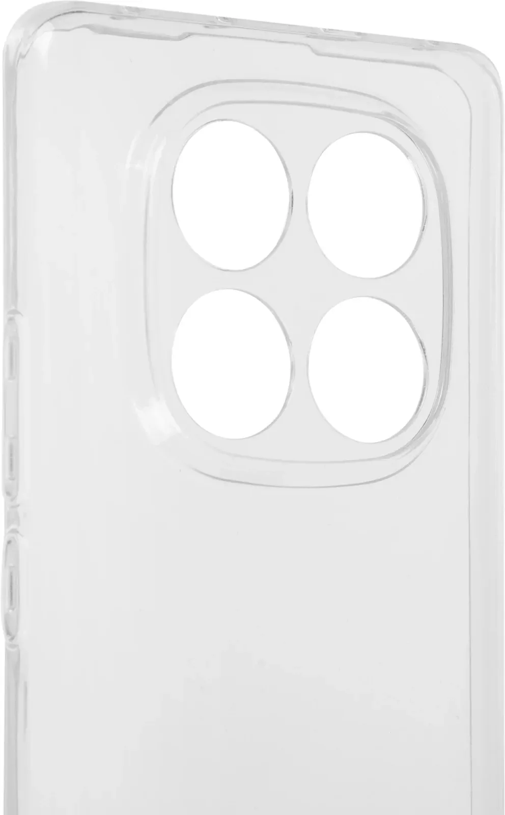 Чехол клип-кейс BoraSCO для Xiaomi Redmi Note 14 Pro 5G/Poco X7 Silicone Case прозрачный 74551 - фото 4