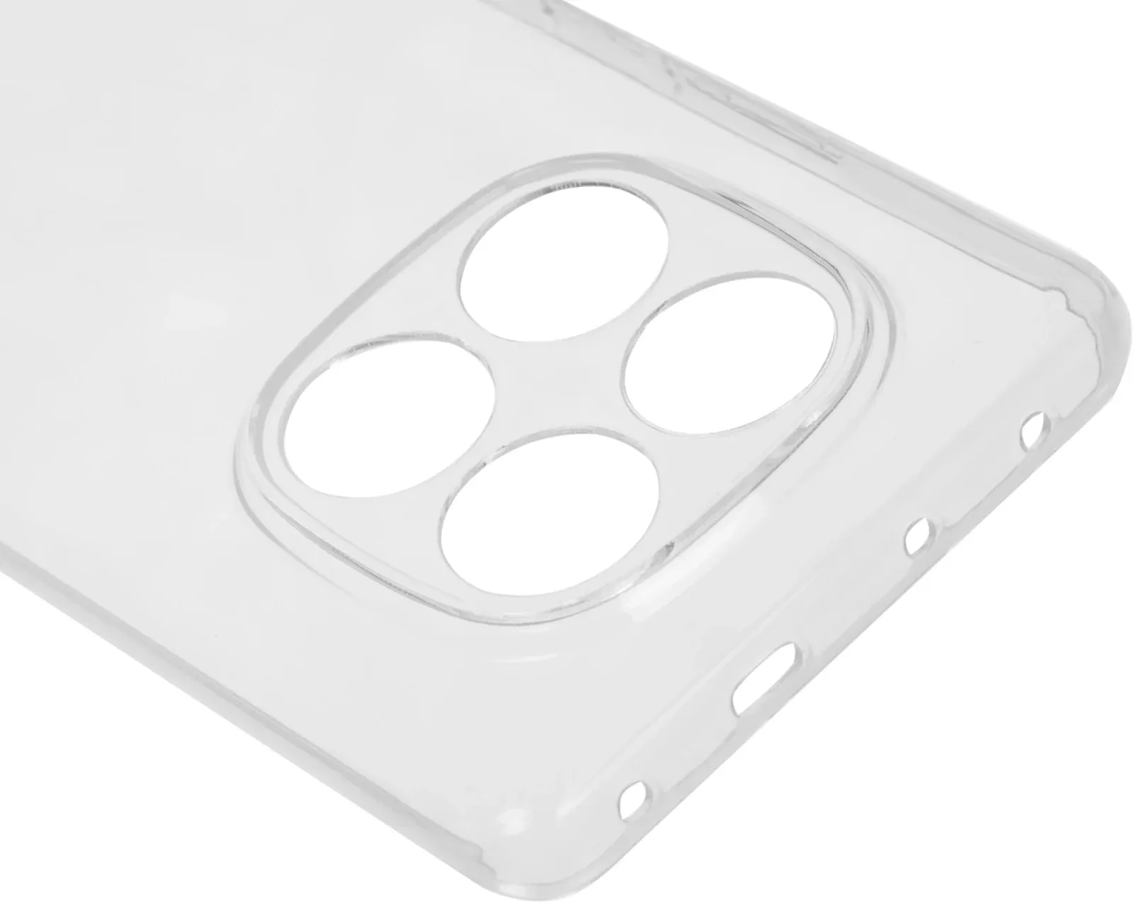 Чехол клип-кейс BoraSCO для Xiaomi Redmi Note 14 Pro 5G/Poco X7 Silicone Case прозрачный 74551 - фото 5