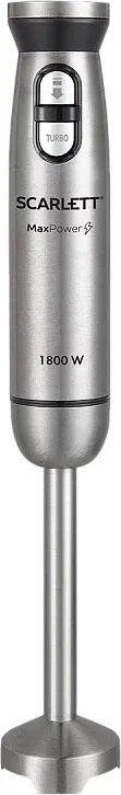 Блендер погружной Scarlett SC-HB42F88 1800Вт стальной/черный - фото 2