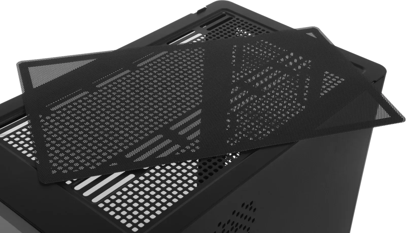 Корпус Accord ACC-R4A черный без БП ATX 7x120mm 1xUSB3.0 audio bott PSU - фото 7
