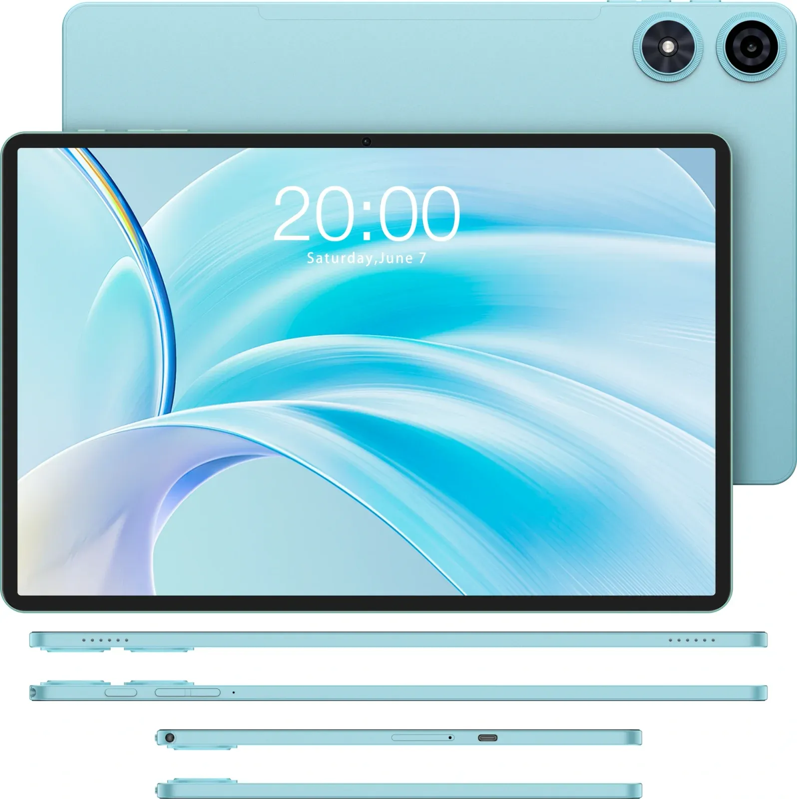 Планшет Teclast P50 Premium Set T606 1.6 8C RAM8Gb ROM128Gb 10.92 IPS 1280x800 4G Android 15 голубой 8Mpix 5Mpix BT WiFi microSD 1Tb 7000mAh 12hr - фото 8