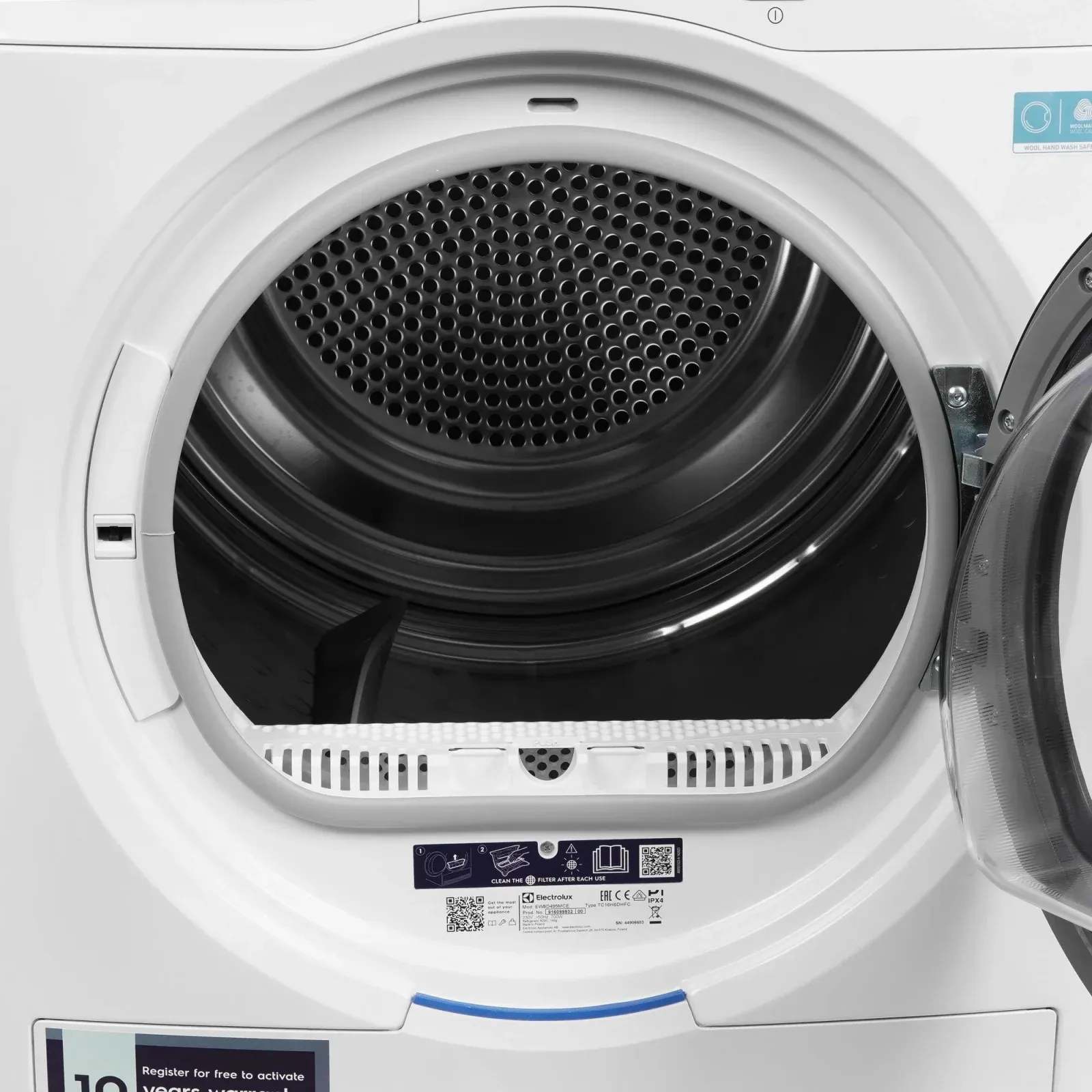 Сушильная машина Electrolux EW8D495MCE пан.англ. кл.энер.:A макс.загр.:9кг белый - фото 6