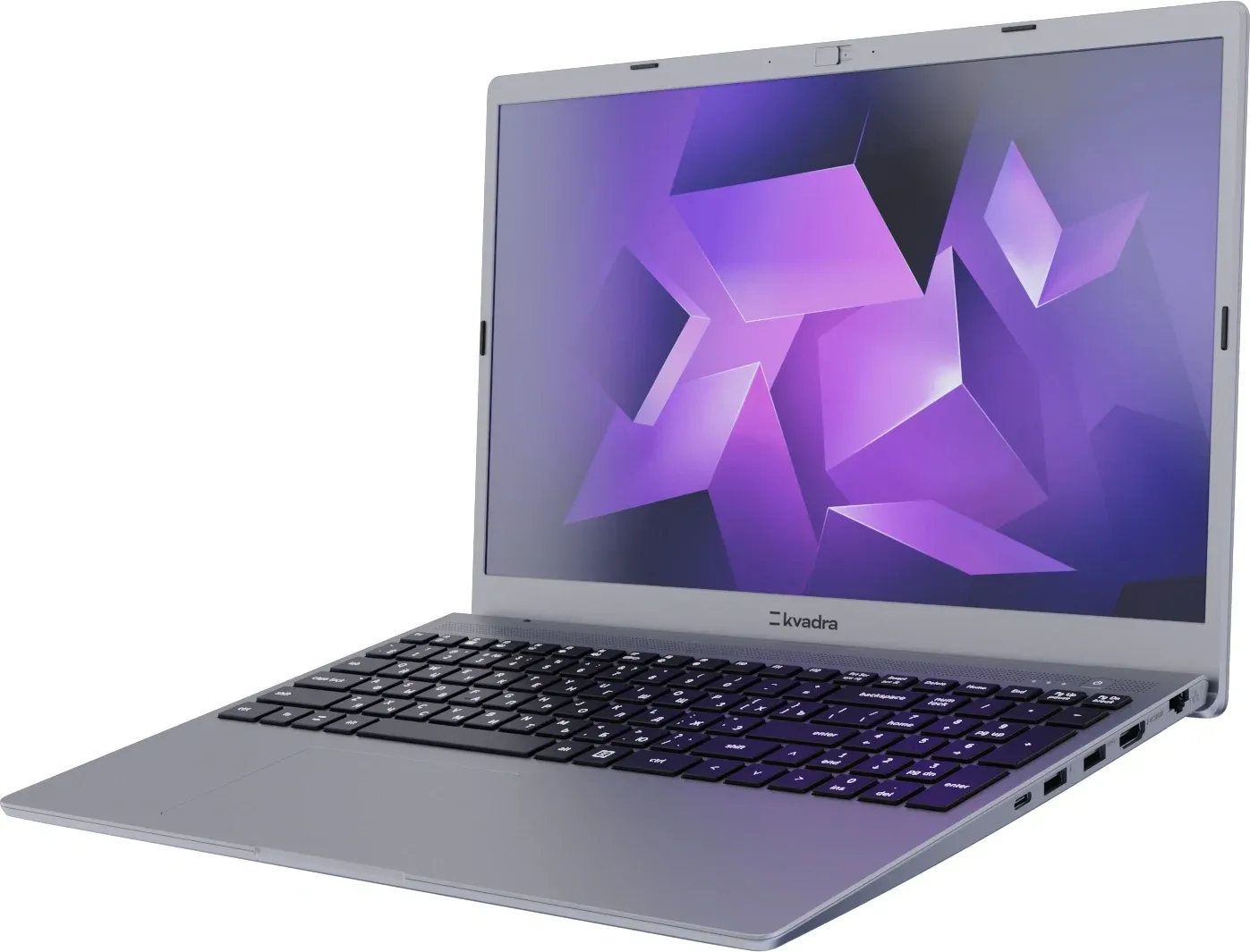 Ноутбук Kvadra Nau LE15T Rev.1.1 Core i5 1235U 8Gb SSD512Gb Intel UHD Graphics 15.6 IPS FHD 1920x1080 без ОС dk.grey WiFi BT Cam Y22L02P01101R_7872F1 - фото 2