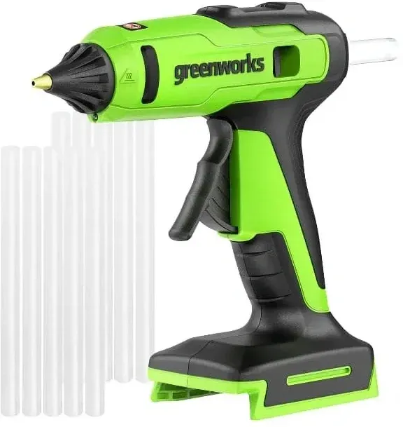 Клеевой пистолет Greenworks G24GLG стерж.:11мм 3502207 - фото 2