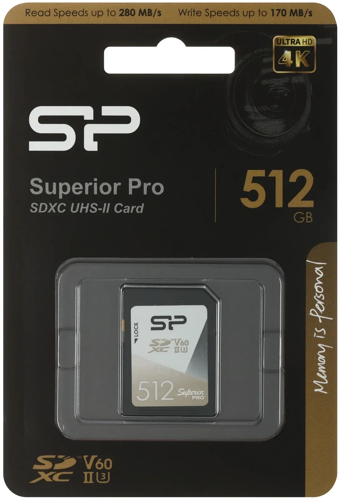 Флеш карта SDXC 512GB Silicon Power SP512GBSDXJV6V10 Superior Pro V60 w/o adapter - фото 2