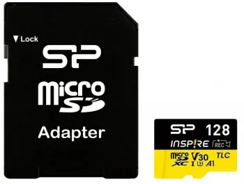 Флеш карта microSDXC 128GB Silicon Power SP128GBSTXLV3V1NSP Elite V30 A1 + adapter - фото 3