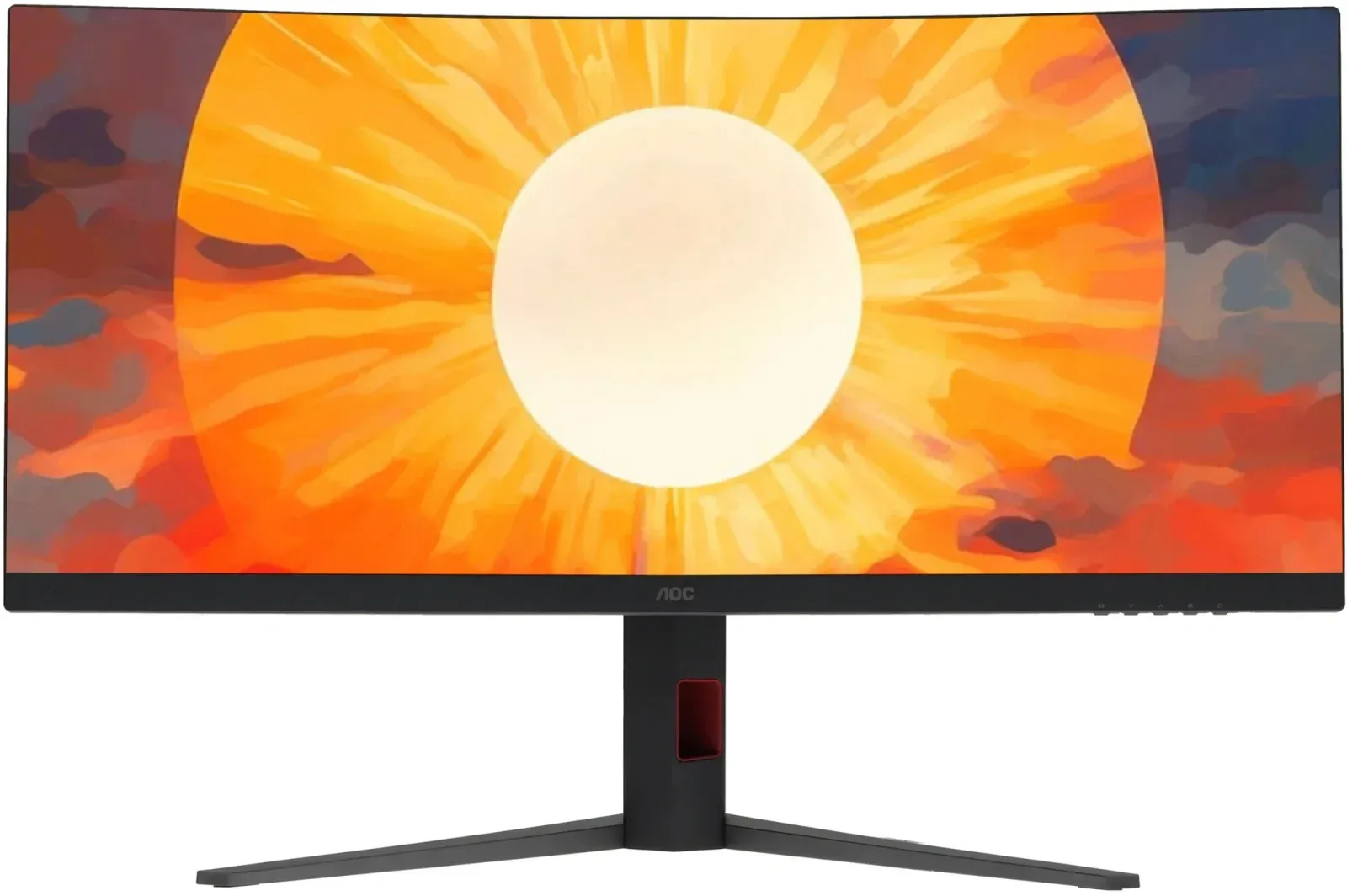 Монитор AOC 34 Gaming CU34G4 черный VA LED 21:9 HDMI матовая HAS Piv 300cd 178гр/178гр 3440x1440 180Hz FreeSync Premium DP UW 8.08кг - фото 1