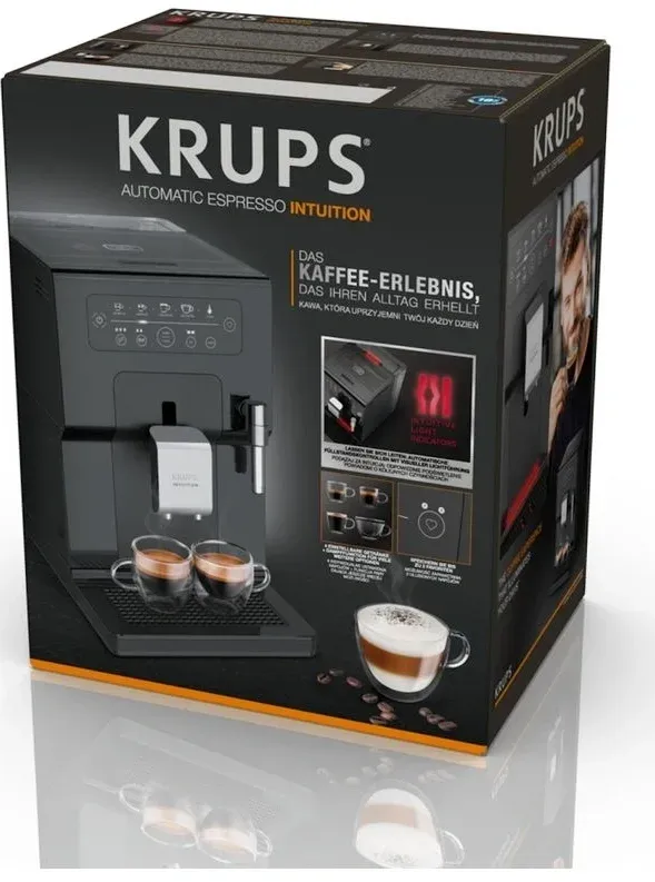 Кофемашина Krups Essential EA870810 1450Вт черный/нержавеющая сталь - фото 2