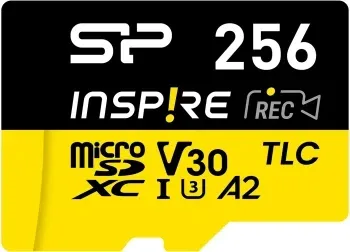 Флеш карта microSDXC 256GB Silicon Power SP256GBSTXLA2V1N Inspire V30 A2 w/o adapter - фото 3