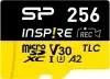 Флеш карта microSDXC 256GB Silicon Power SP256GBSTXLA2V1N Inspire V30 A2 w/o adapter - фото 5