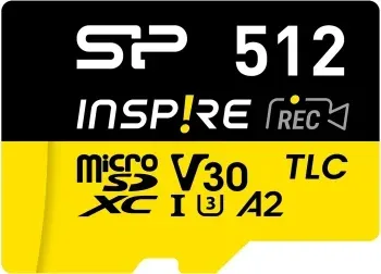 Флеш карта microSDXC 512GB Silicon Power SP512GBSTXLA2V1N Inspire V10 A2 w/o adapter - фото 4