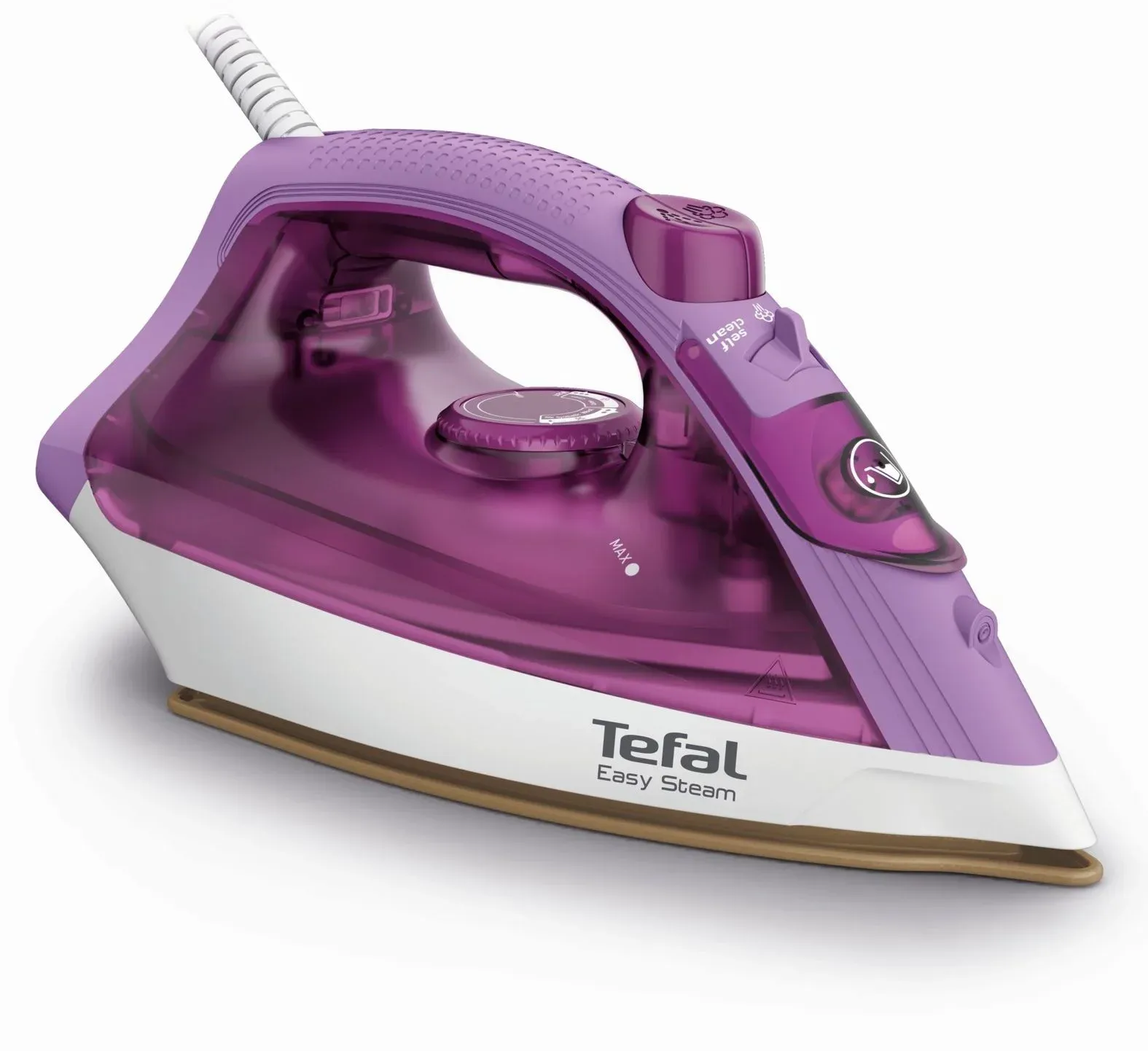 Утюг Tefal Steam Essential 2 FV1955E0 1400Вт фиолетовый/белый - фото 1