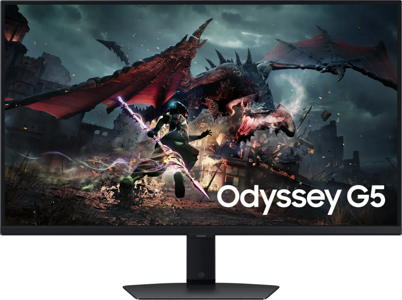 Монитор Samsung 32 Odyssey G5 S32DG502EIXCI черный IPS LED 16:9 HDMI TV матовая HAS Piv 1000:1 350cd 178гр/178гр 2560x1440 180Hz FreeSync DP QHD 7.4кг - фото 2