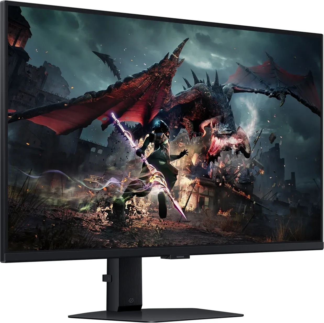 Монитор Samsung 32 Odyssey G5 S32DG502EIXCI черный IPS LED 16:9 HDMI TV матовая HAS Piv 1000:1 350cd 178гр/178гр 2560x1440 180Hz FreeSync DP QHD 7.4кг - фото 5