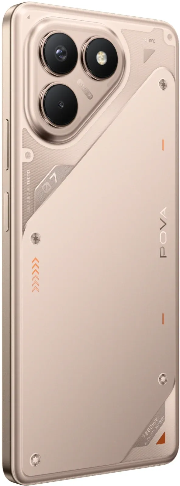 Смартфон Tecno Pova 7 Neo 256Gb 8Gb титановый моноблок 3G 4G 2Sim 6.8 1080x2460 Android 14 108Mpix 802.11 a/b/g/n/ac NFC GPS GSM900/1800 Protect FM - фото 7