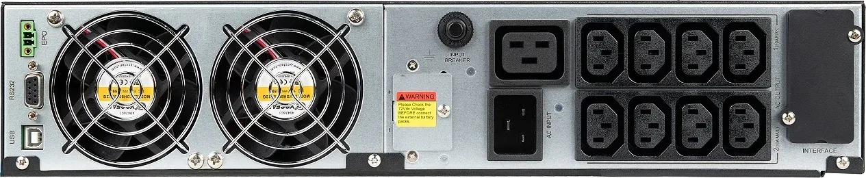 Источник бесперебойного питания Smartwatt IEC 2kVA 2000Вт 2000ВА черный - фото 2