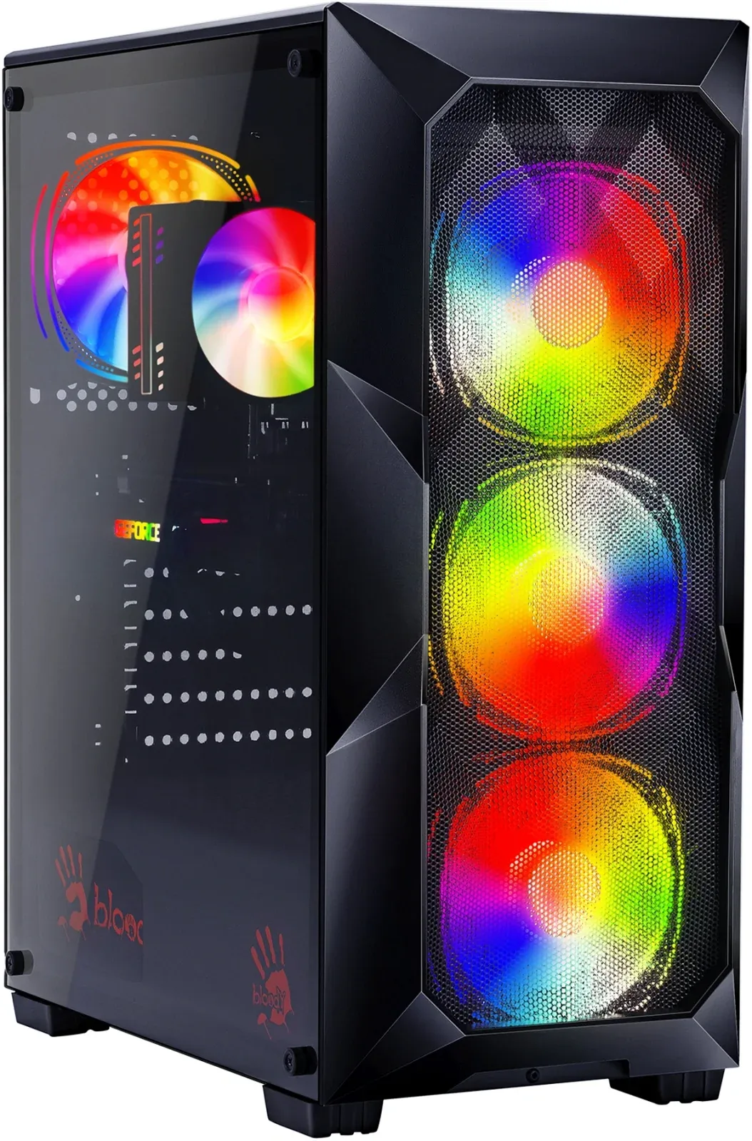 ПК Bloody BD-PC RB55C1 MT Ryzen 5 5600X 3.7 32Gb SSD1Tb RTX4060 8Gb Windows 11 Home GbitEth 500W черный RUS 2107186 - фото 2
