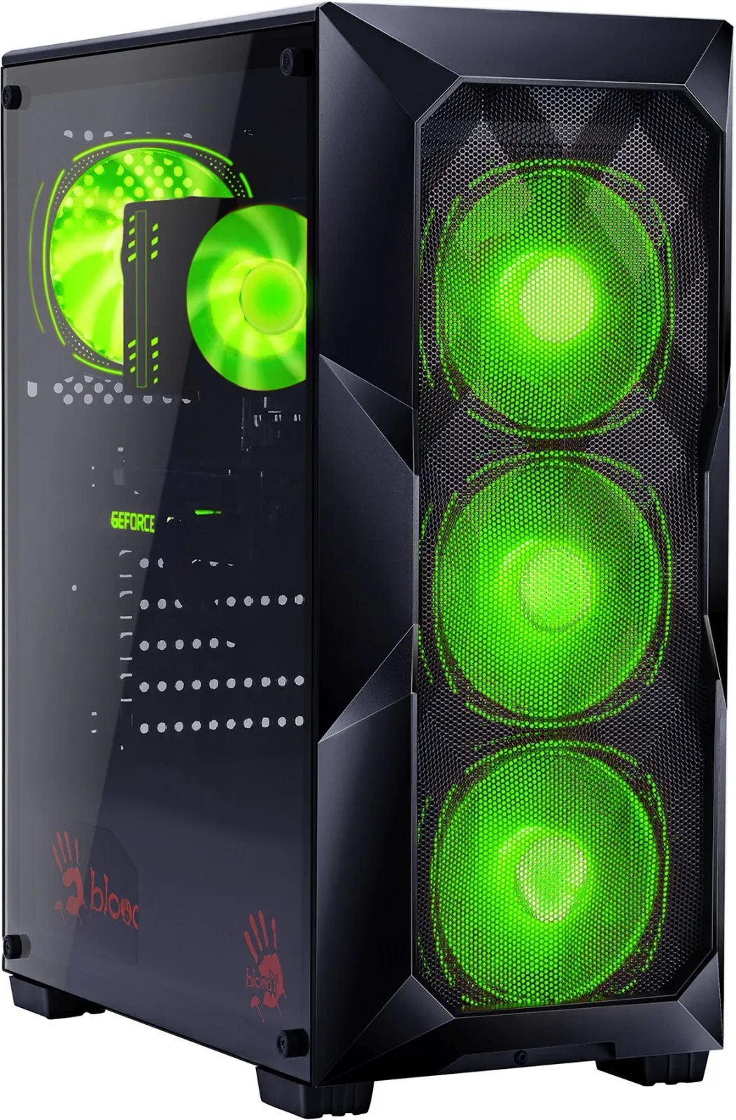 ПК Bloody BD-PC RB55C1 MT Ryzen 5 5600X 3.7 32Gb SSD1Tb RTX4060 8Gb Windows 11 Home GbitEth 500W черный RUS 2107186 - фото 4