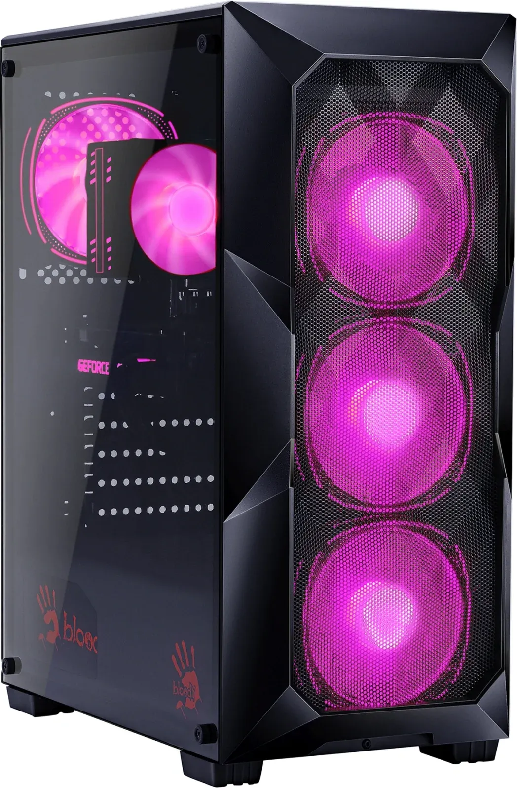 ПК Bloody BD-PC RB55C1 MT Ryzen 5 5600X 3.7 32Gb SSD1Tb RTX4060 8Gb Windows 11 Home GbitEth 500W черный RUS 2107186 - фото 6