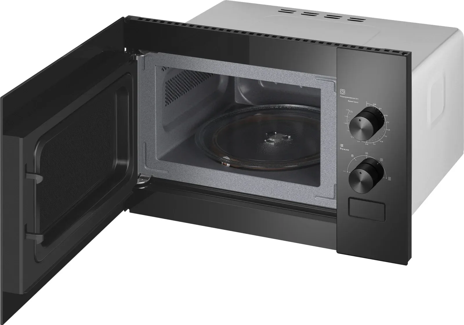 Микроволновая печь Weissgauff HMT-456 20л. 600Вт черный встраиваемая, 20 л - фото 5