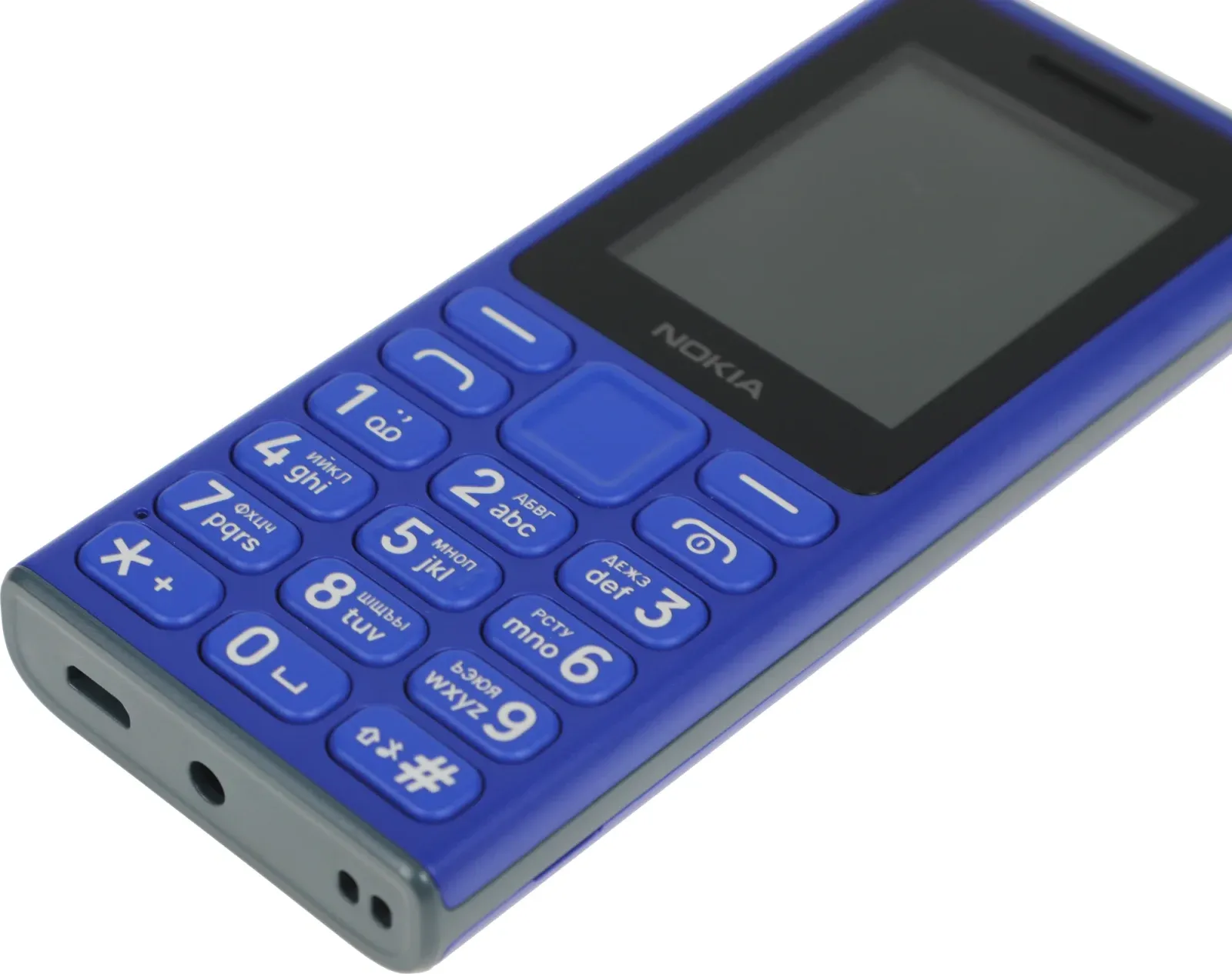 Мобильный телефон Nokia TA-1627 108 DS голубой моноблок 2Sim 2 126x160 Series 30+ GSM900/1800 Protect MP3 FM microSD max32Gb - фото 5