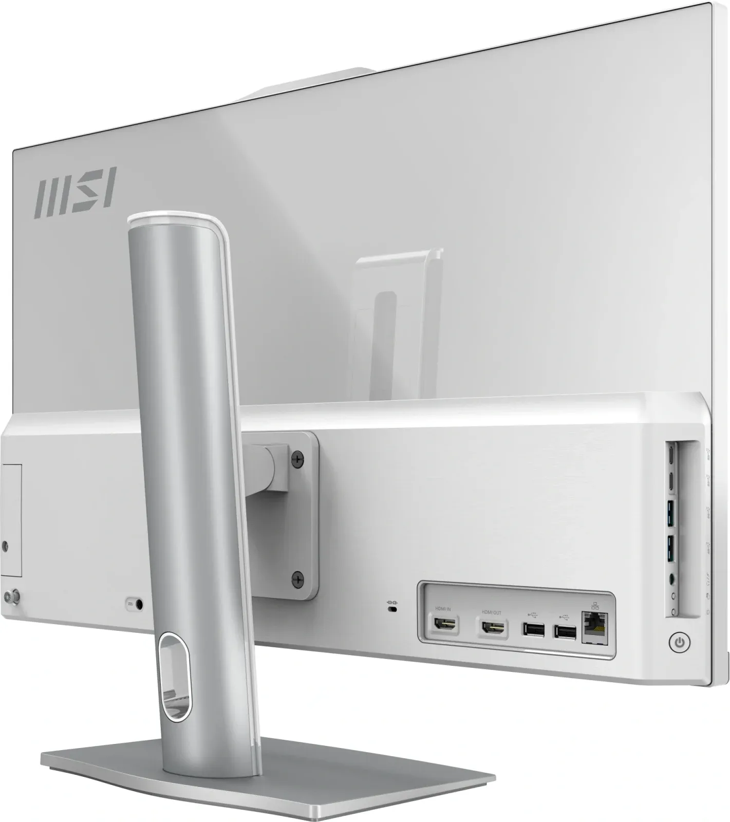 Моноблок MSI Modern AM242P 1M-1025XRU 23.8 Full HD Core 3 100U 1.2 8Gb SSD512Gb Graphics без ОС GbitEth WiFi BT 120W клавиатура мышь Cam белый 1920x1080 - фото 8