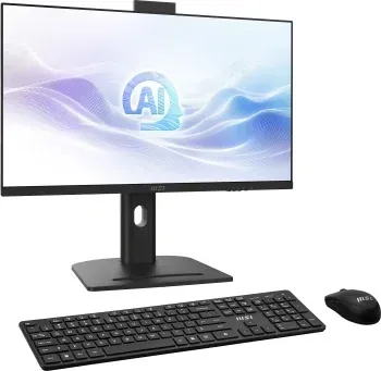 Моноблок MSI Modern AM273QP AI 1UM-086RU 27 WQHD Core Ultra 7 155H 1.4 32Gb SSD1Tb Graphics CR Windows 11 Pro 2.5xGbitEth WiFi BT 150W клавиатура мышь Cam черный 2560x1440 - фото 6