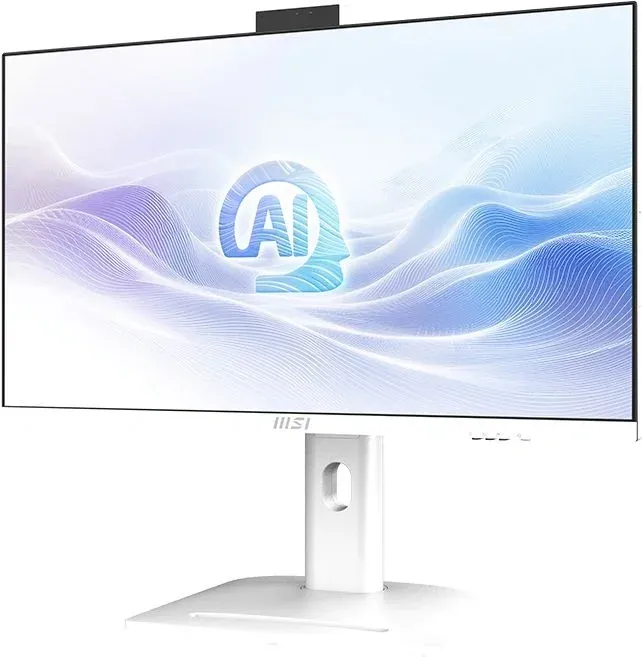 Моноблок MSI Modern AM273QP AI 1UM-093RU 27 WQHD Core Ultra 7 155H 1.4 32Gb SSD1Tb Graphics CR Windows 11 Pro 2.5xGbitEth WiFi BT 150W клавиатура мышь Cam белый 2560x1440 - фото 2