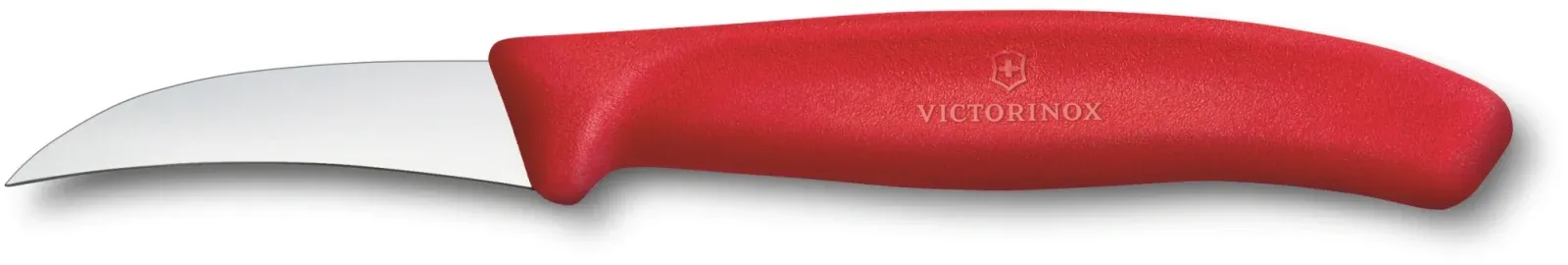 Нож кухонный Victorinox Swiss Classic 6.7501.C1 стальной универсальный для формовки лезв.60мм прямая заточка красный - фото 1