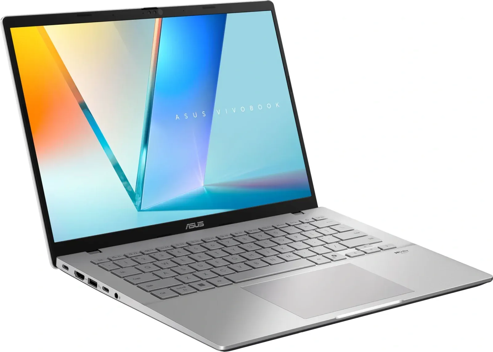 Ноутбук Asus VivoBook S14 S3407CA-LY098 Core Ultra 5 225H 16Gb SSD512Gb Intel Graphics 14 IPS WUXGA 1920x1200 без ОС silver WiFi BT Cam 90NB16J1-M00770 - фото 3