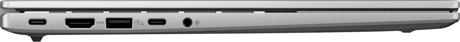 Ноутбук Asus VivoBook S14 S3407CA-LY098 Core Ultra 5 225H 16Gb SSD512Gb Intel Graphics 14 IPS WUXGA 1920x1200 без ОС silver WiFi BT Cam 90NB16J1-M00770 - фото 8