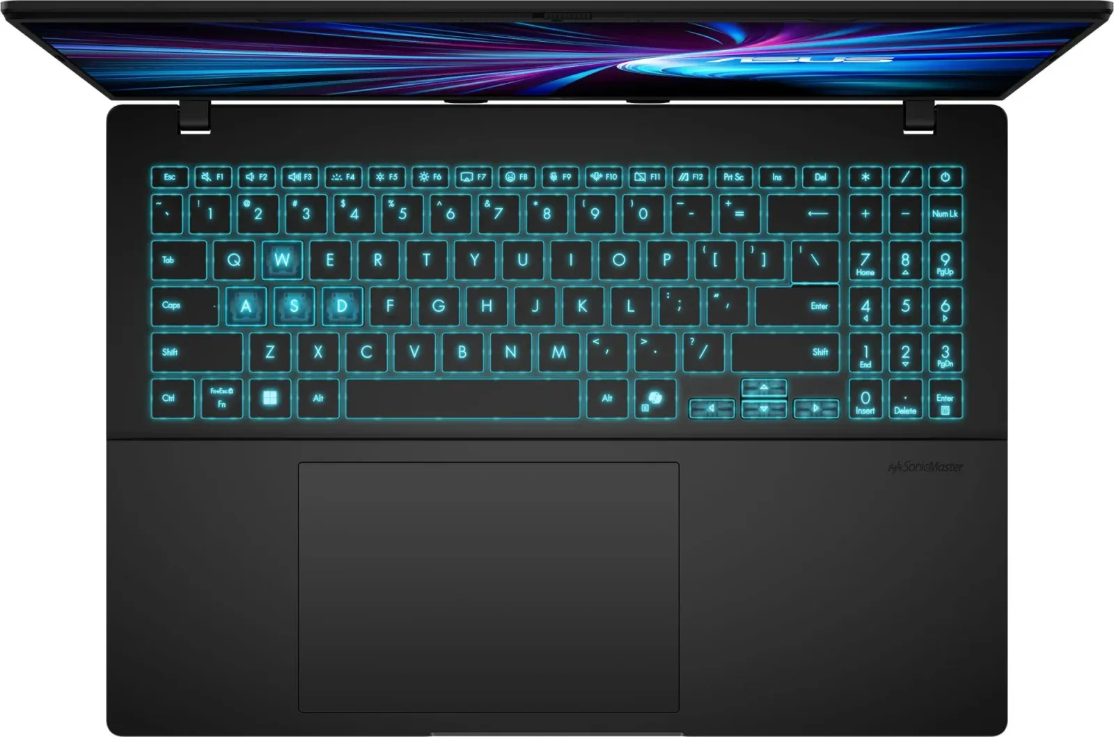 Ноутбук Asus V16 V3607VM-RP090 Core 5 210H 16Gb SSD512Gb NVIDIA GeForce RTX 5060 8Gb 16 IPS WUXGA 1920x1200 без ОС black WiFi BT Cam 90NB16K1-M006T0 - фото 7