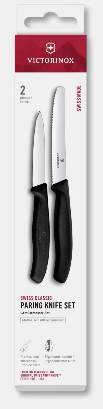 Ножи кухонные наборы VICTORINOX 6.7113.2 черный - фото 1