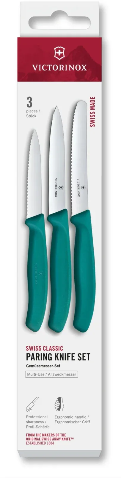 Ножи кухонные наборы VICTORINOX 6.7114.34C1 зеленый - фото 1