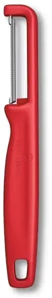 Набор ножей кухон. Victorinox Swiss Classic 6.7111.33C1 для овощей компл.:3предм. овощеч. красный европодвес - фото 2