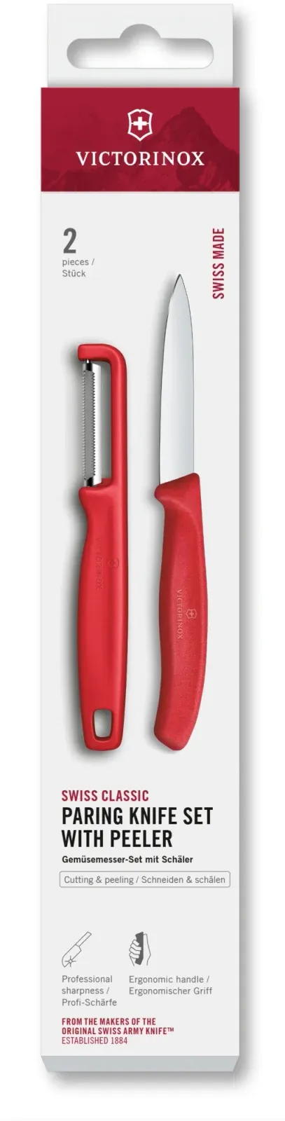 Ножи кухонные наборы VICTORINOX 6.7111.21C1 красный - фото 1